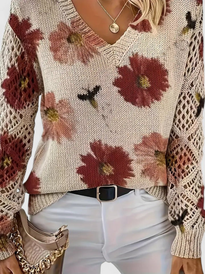 Marry | Floral sweater