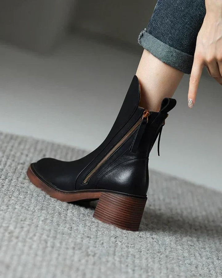 Louise | Leather Ankle Boots