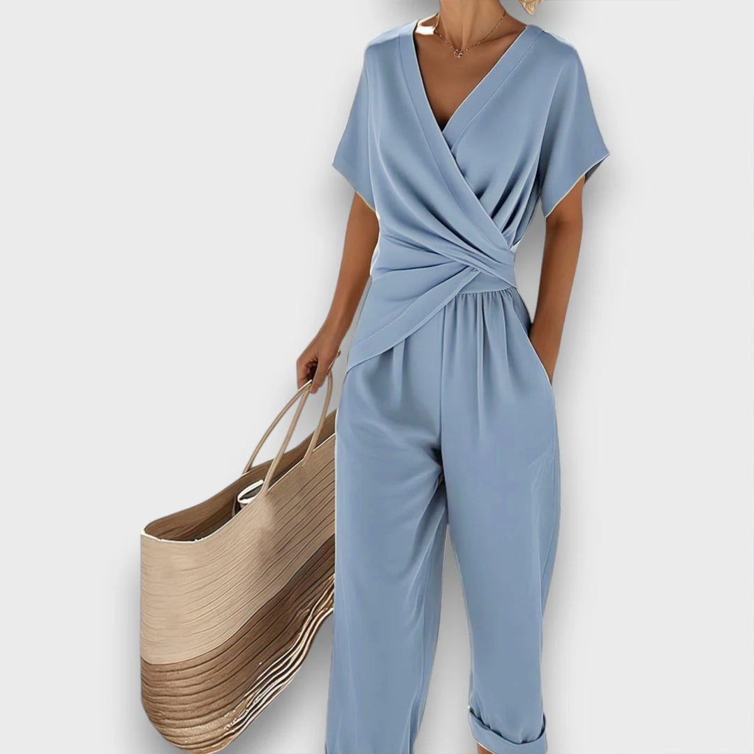 Jane | Summer Jumpsuit with Wrap Look