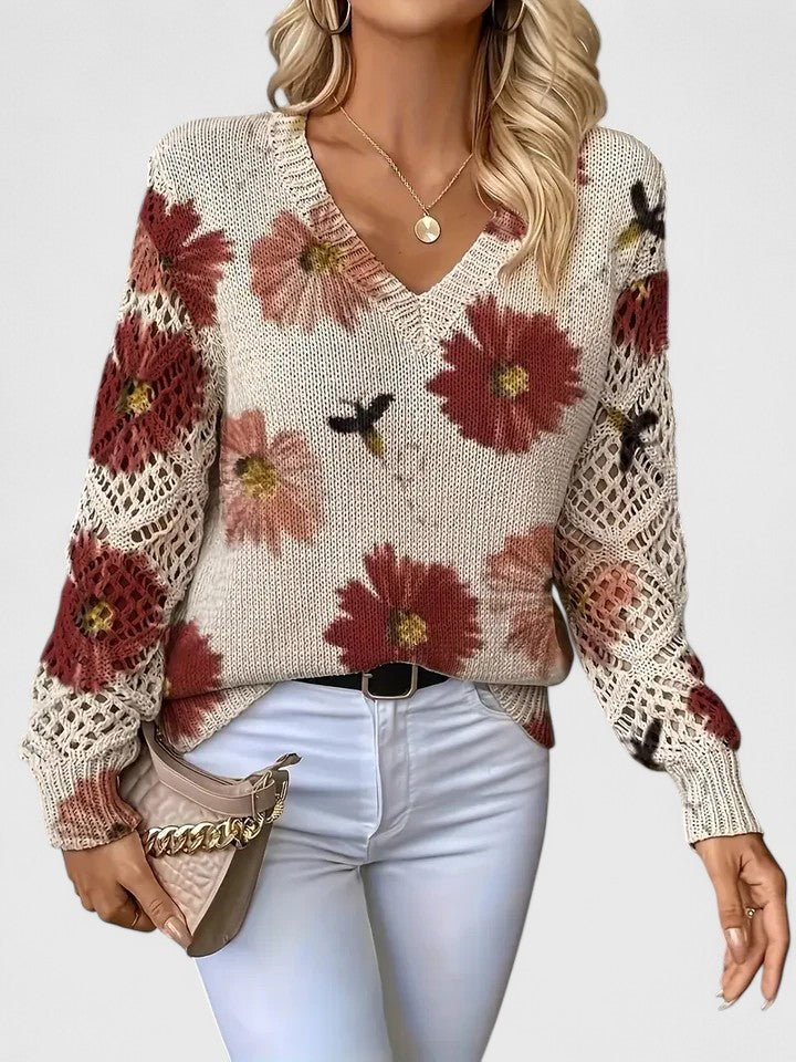 Marry | Floral sweater