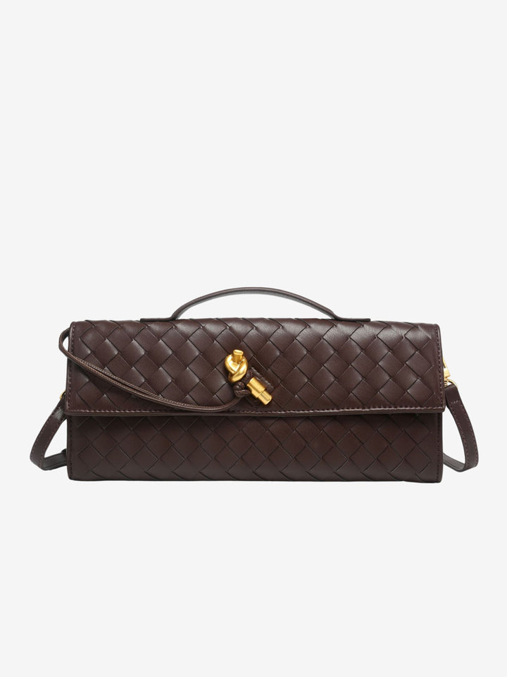 Camila | Luxe Slim Woven Clutch