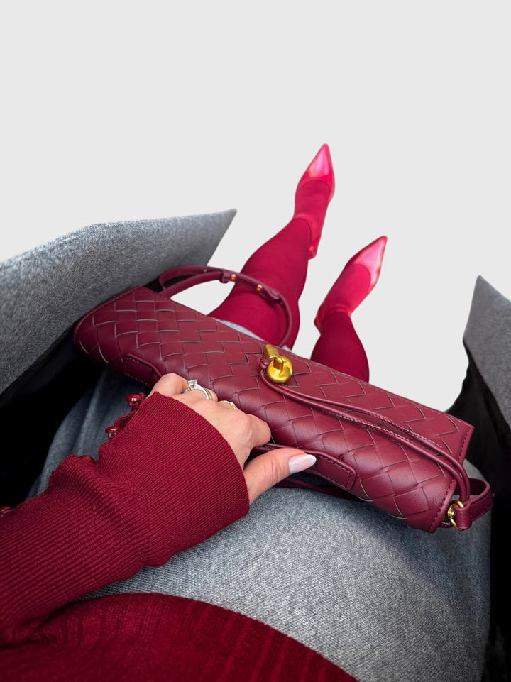 Camila | Luxe Slim Woven Clutch