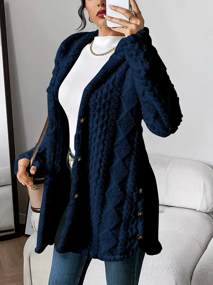 Ivy | Plush Hooded Cardigan