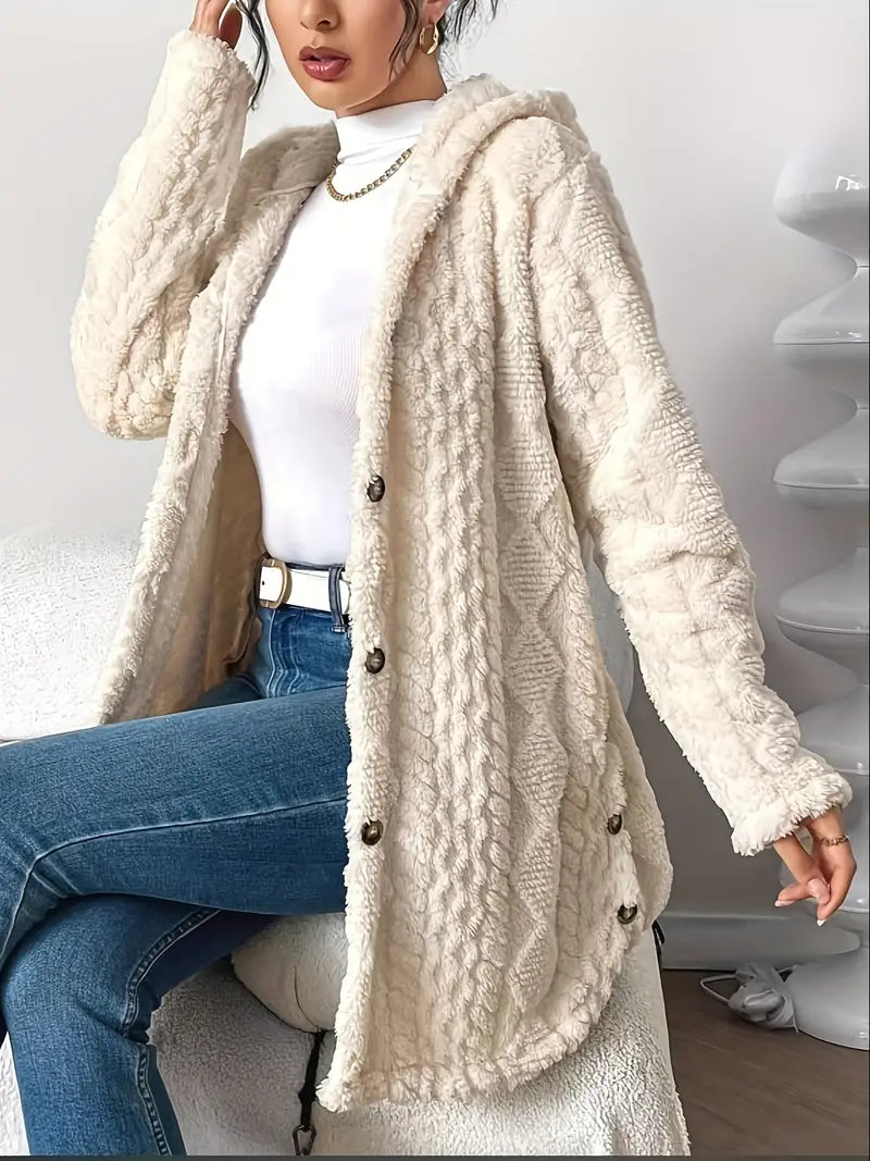 Ivy | Plush Hooded Cardigan