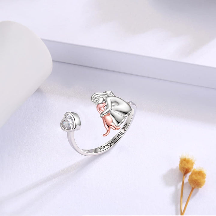 Olivia & Ivy | Dog Embrace Ring (Rose)