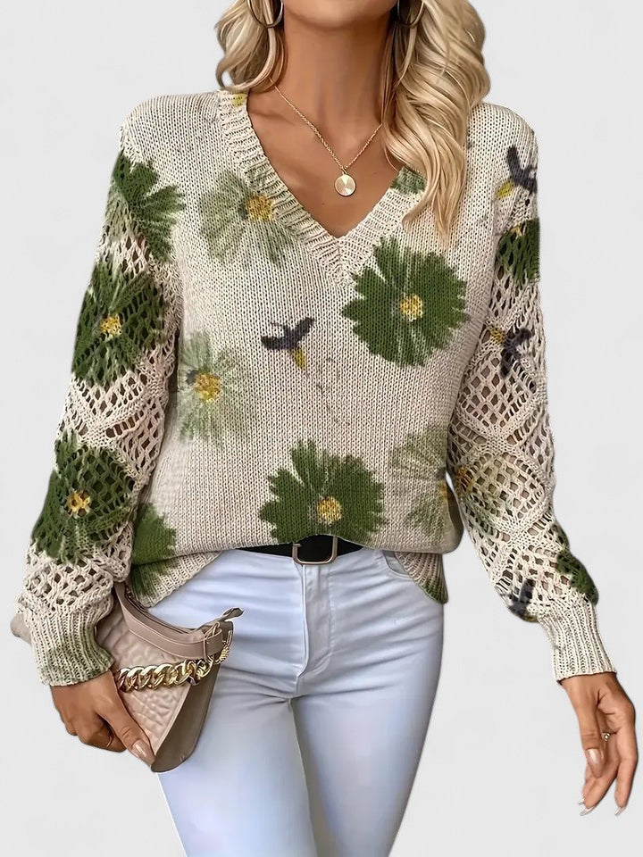 Marry | Floral sweater
