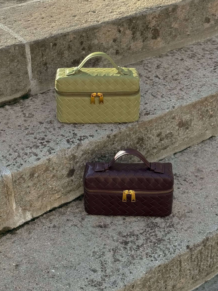 Juliette | Polished Structured Woven Bag