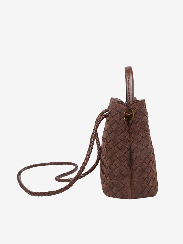 Malia | Textured Compact Woven Crossbody