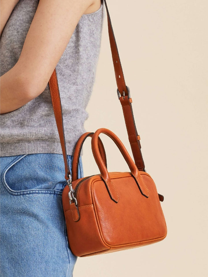 Eliza | Polished Zip Square Bag
