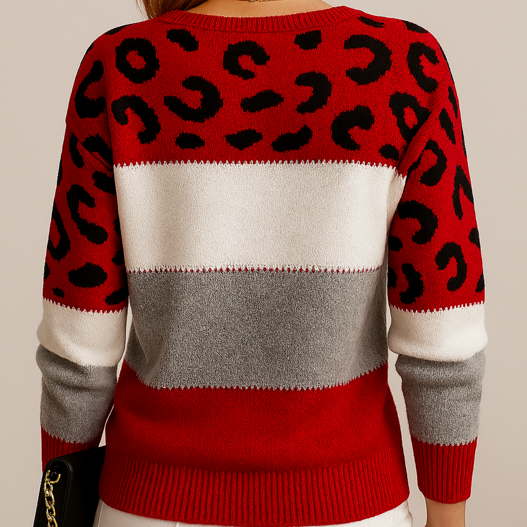 Sue | Leopard print sweater