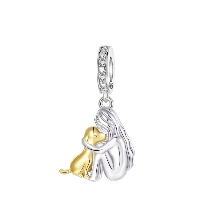 Olivia & Ivy | Dog Embrace Bracelet with Charm