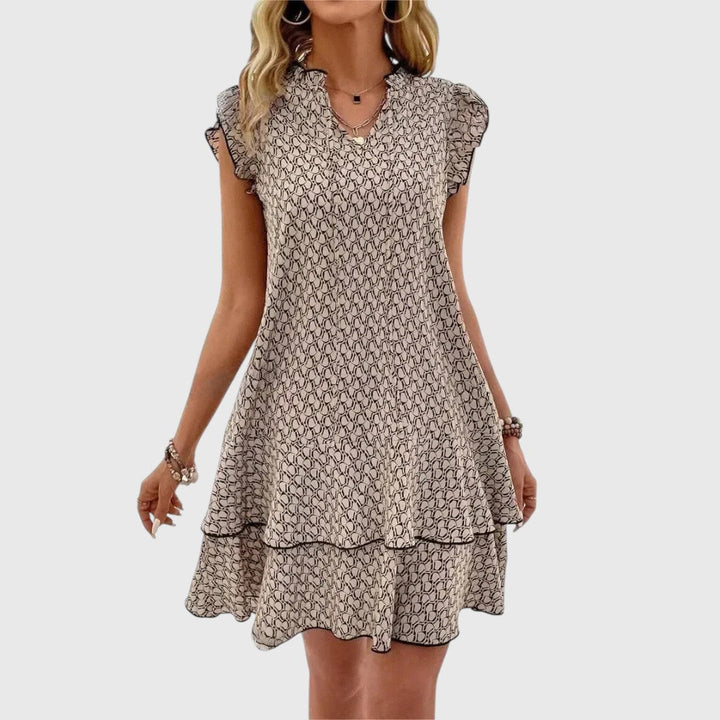 Yvonne - Elegant Floral Dress