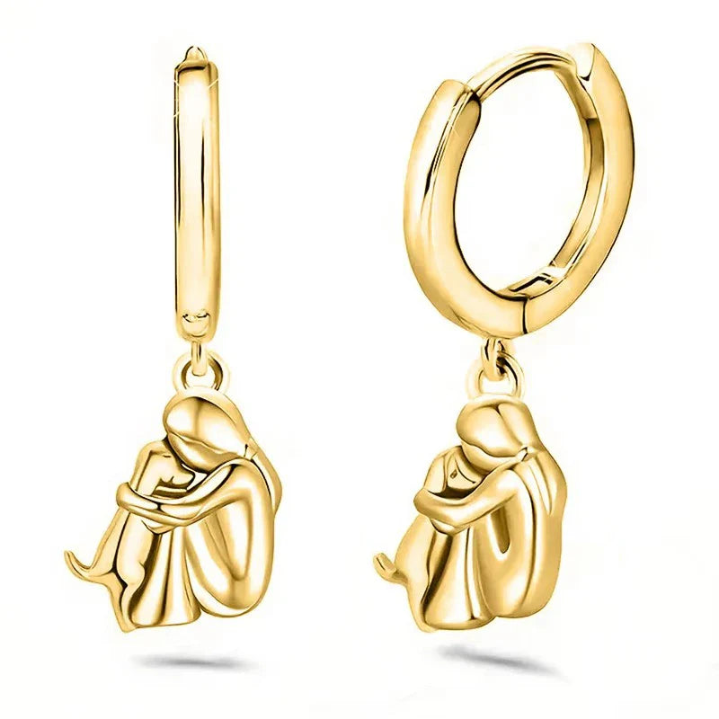 Olivia & Ivy | Dog Embrace Earrings