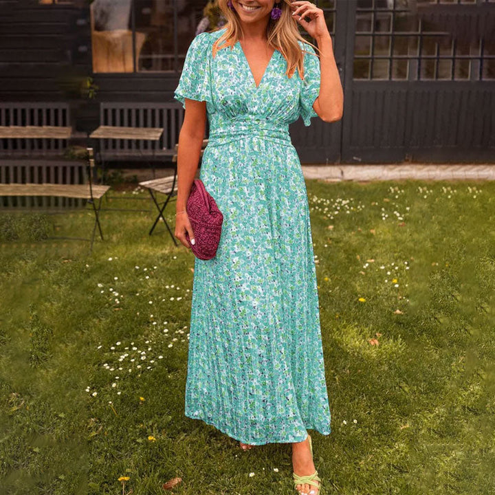 Emma - Classic V-Neck Dress