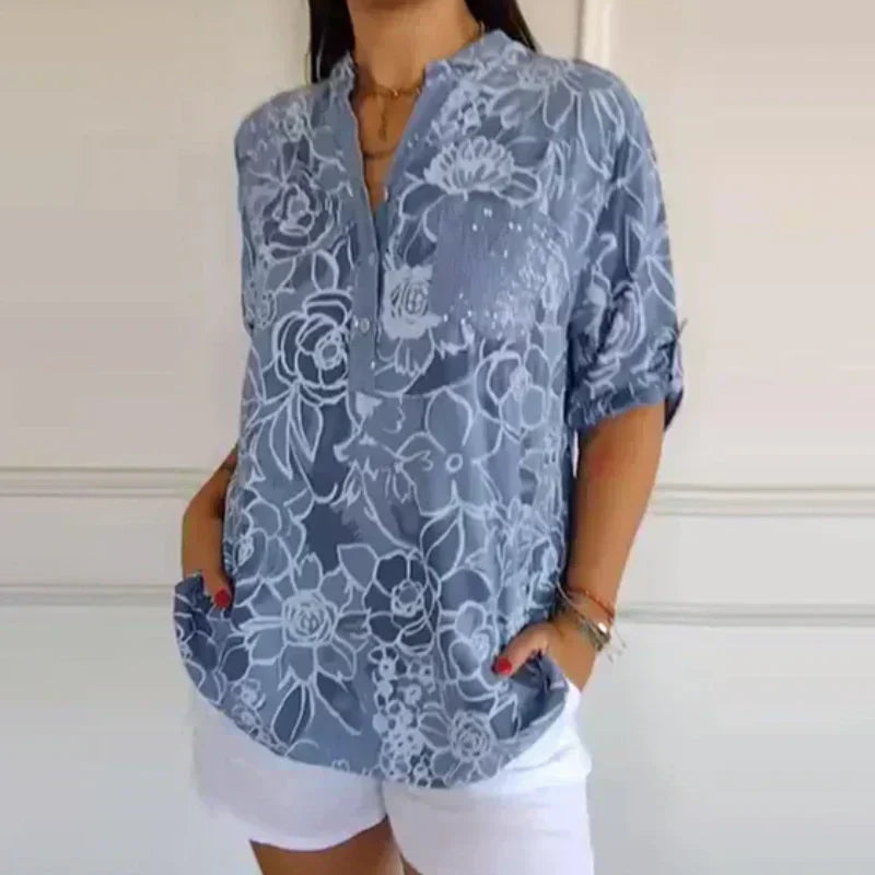 Maria | Floral Print Blouse
