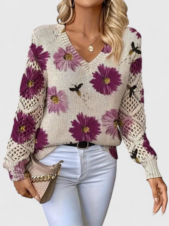 Marry | Floral sweater
