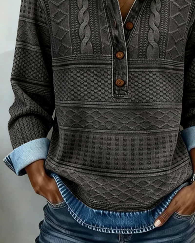 Margaret | Relaxed Half-Breasted Jumper
