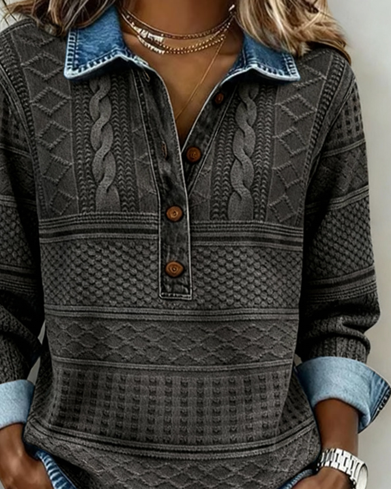 Margaret | Relaxed Half-Breasted Jumper