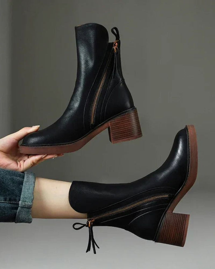 Louise | Leather Ankle Boots