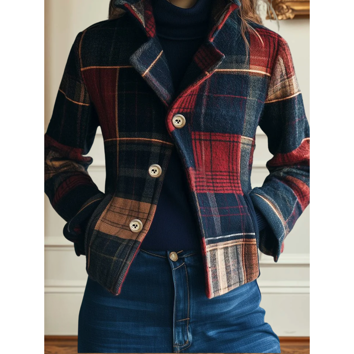 Mary | Classic Plaid Jacket