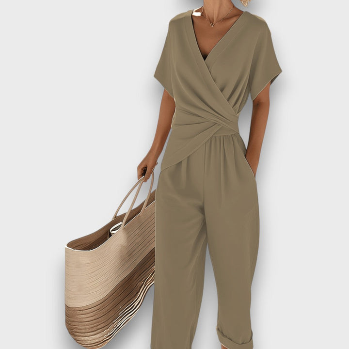 Jane | Summer Jumpsuit with Wrap Look
