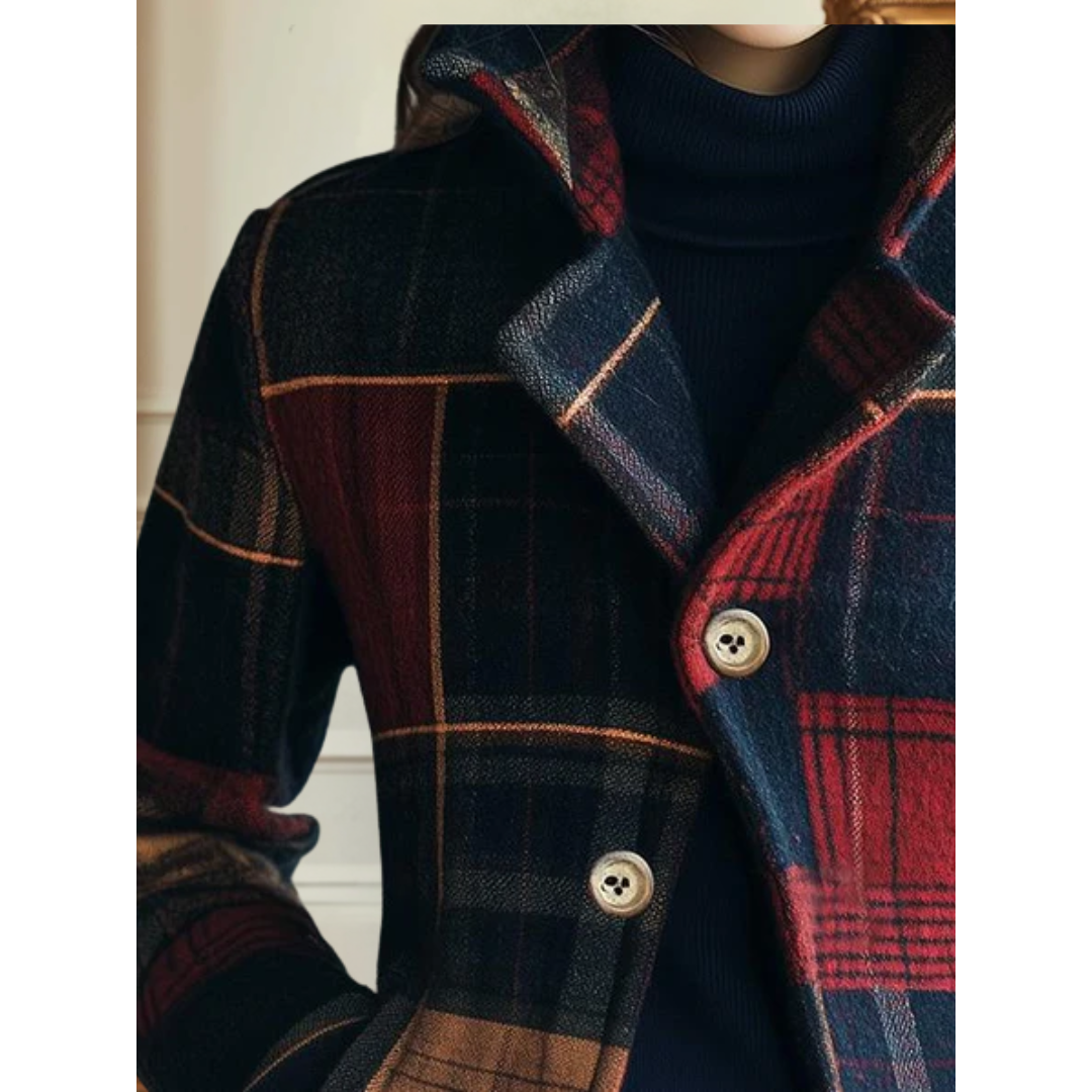 Mary | Classic Plaid Jacket