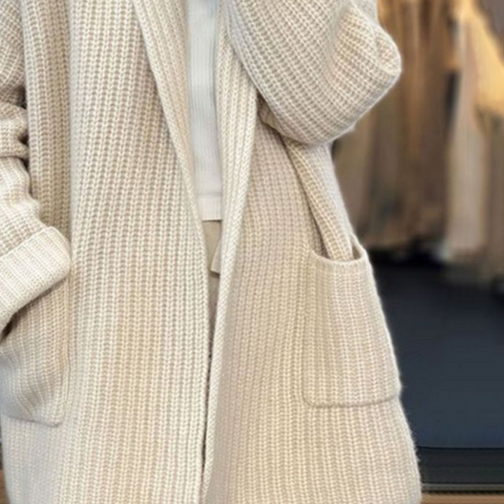 Marie | Knitted wool cardigan
