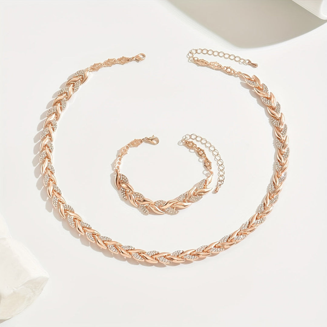 The Celeste Necklace & Bracelet set