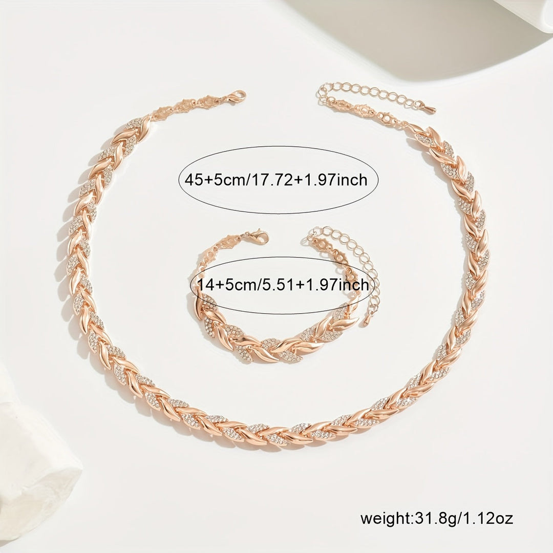 The Celeste Necklace & Bracelet set