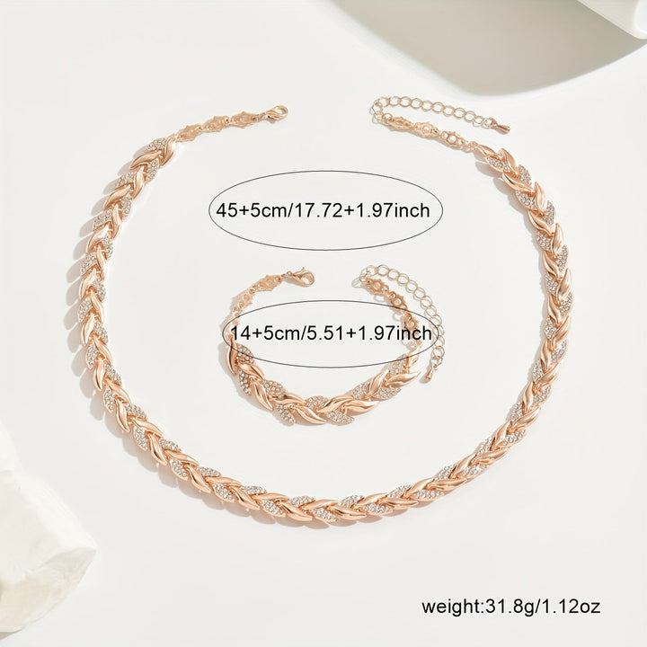 The Celeste Necklace & Bracelet set