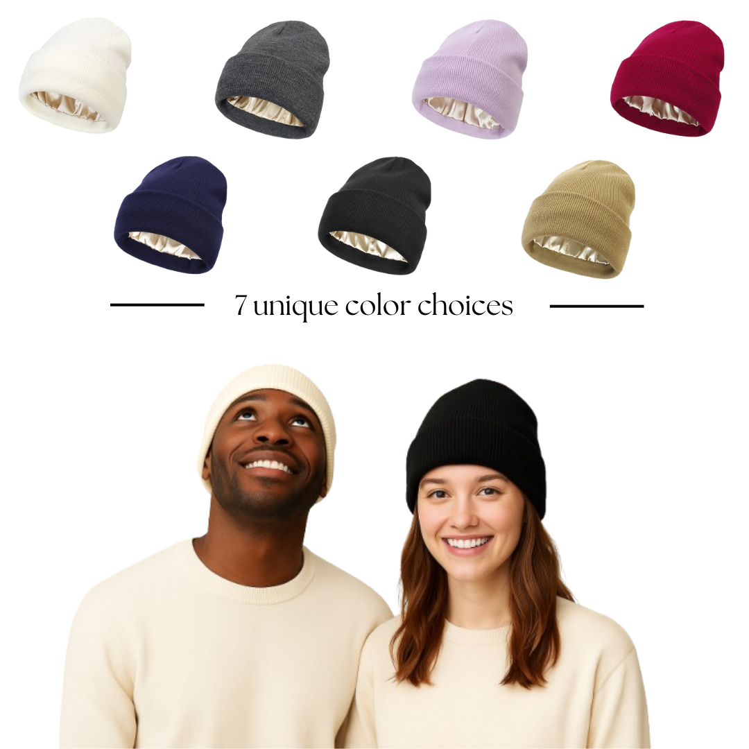 Alison | Luxe Satin-Lined Beanie