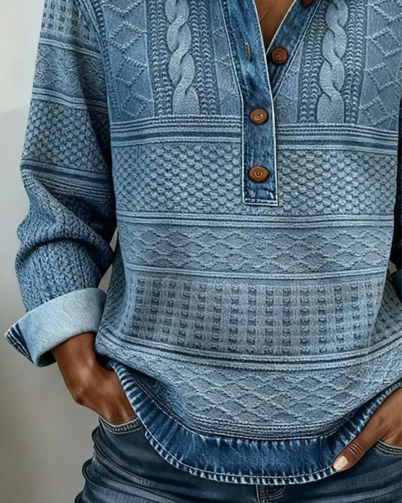 Margaret | Relaxed Half-Breasted Jumper
