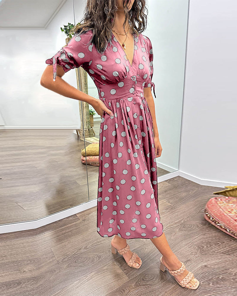 Dorthe | Elegant Dot Dress