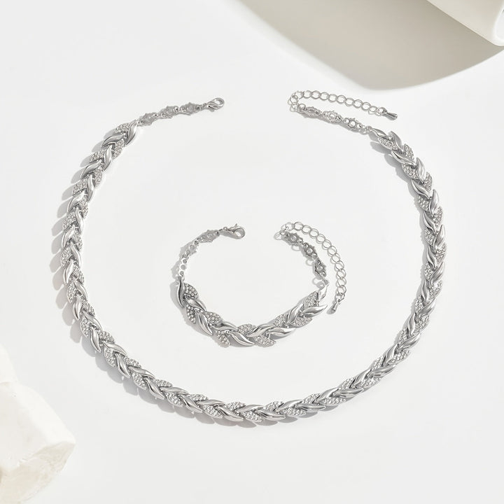 The Celeste Necklace & Bracelet set