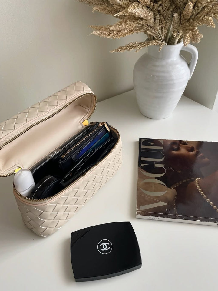 Juliette | Polished Structured Woven Bag