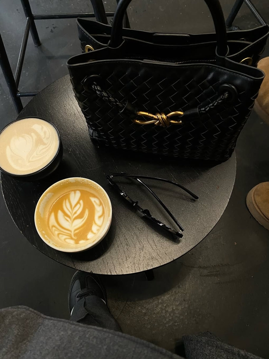 Eloise | Textured Compact Woven Bag