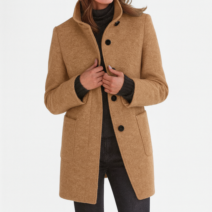 Isobel | Coat with High Collar