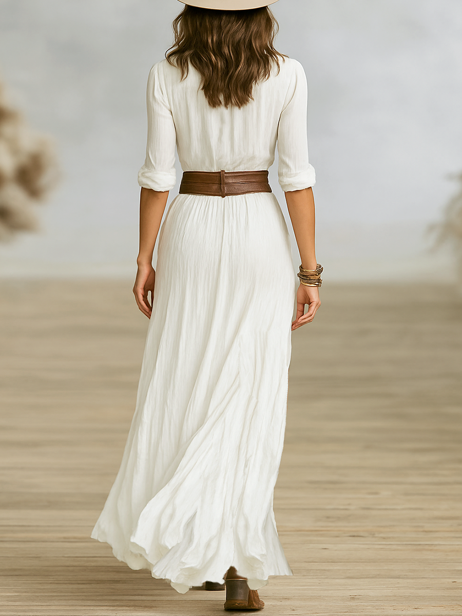 Danique | Maxi Long Linen Dress