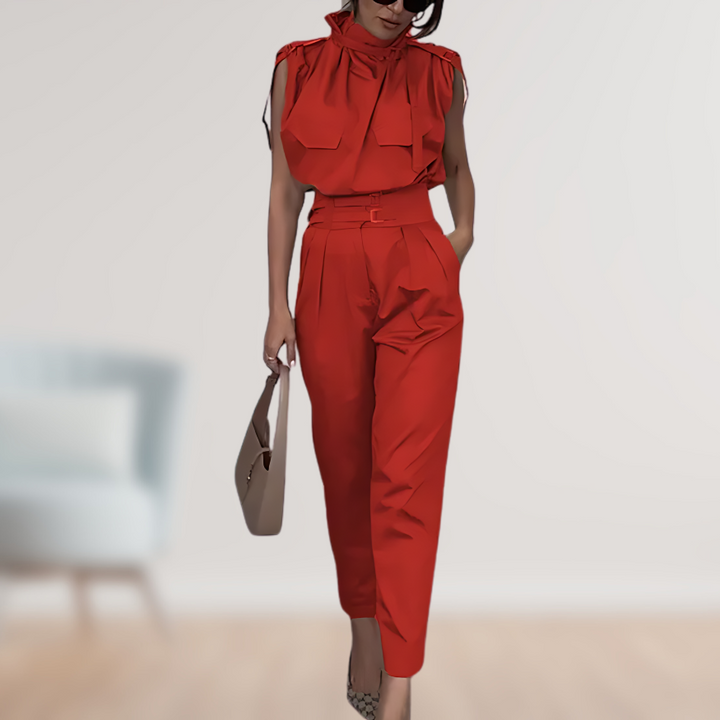 Jazlyn - Stylish Belted Jumpsuit