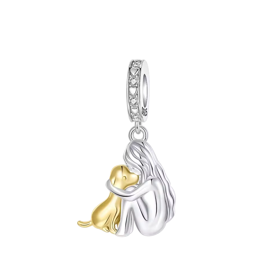 Olivia & Ivy | Dog Embrace Bracelet with Charm