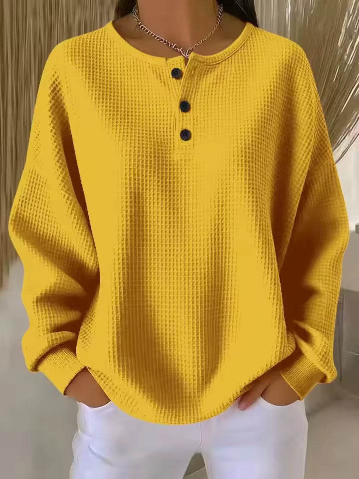 Vicky | Cozy Waffle Knit Sweater
