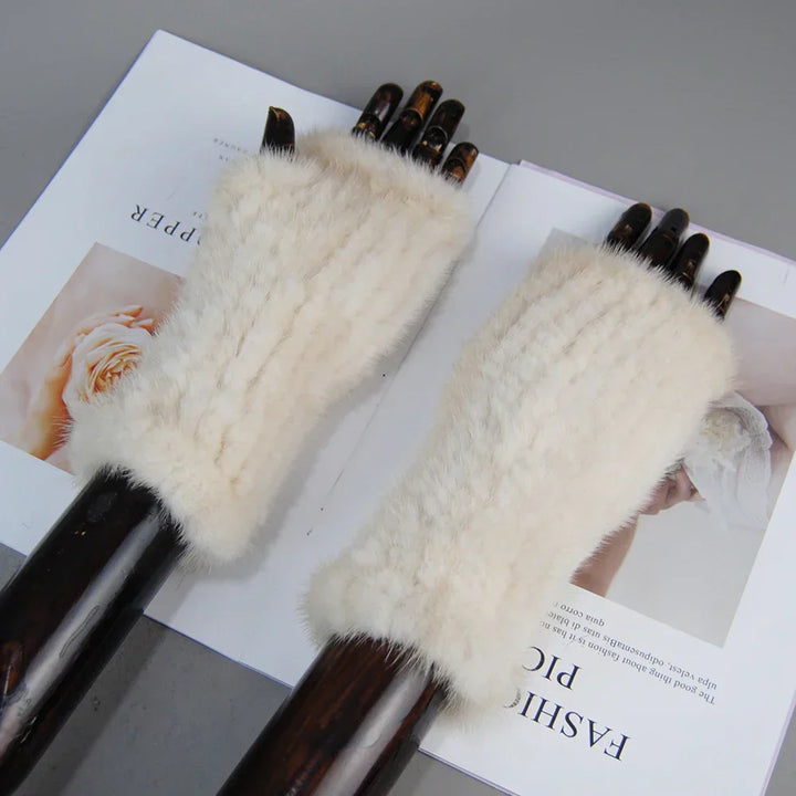 Jane | Luxurious Mink Fur Gloves