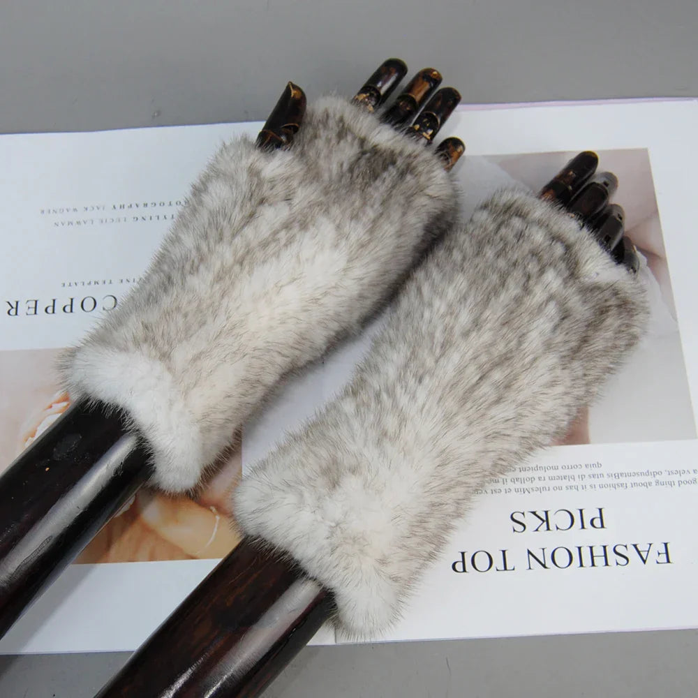 Jane | Luxurious Mink Fur Gloves