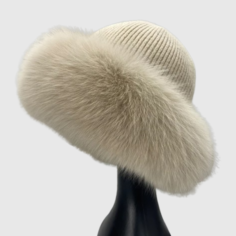 Diane | Fox Fur Beanie
