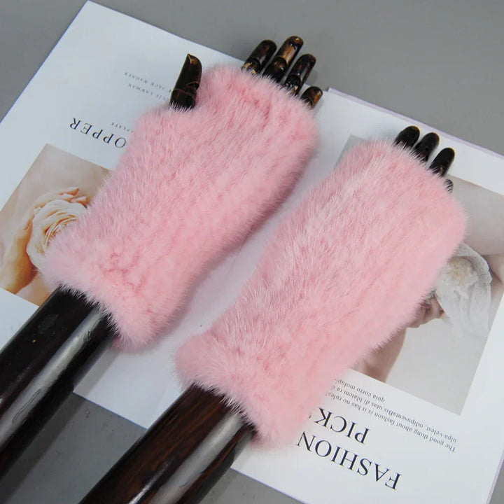 Jane | Luxurious Mink Fur Gloves