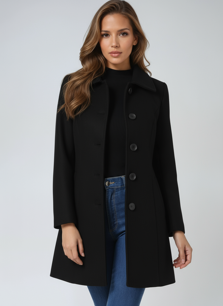 Sylvia | Single Breasted Winter Trench Coat