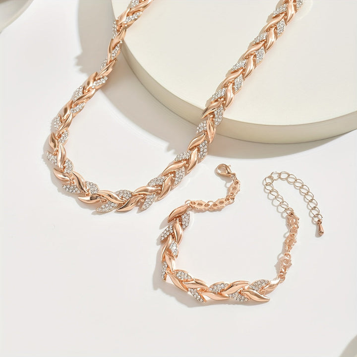 The Celeste Necklace & Bracelet set