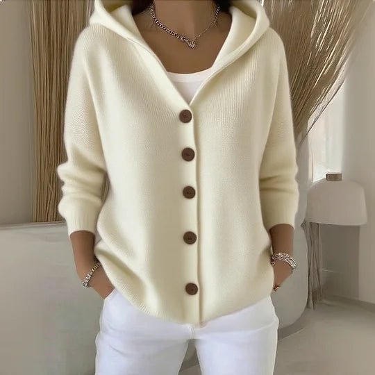 Carol | Hooded cozy cardigan