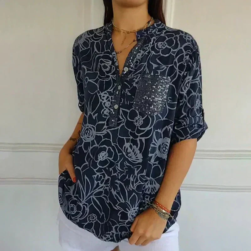 Maria | Floral Print Blouse