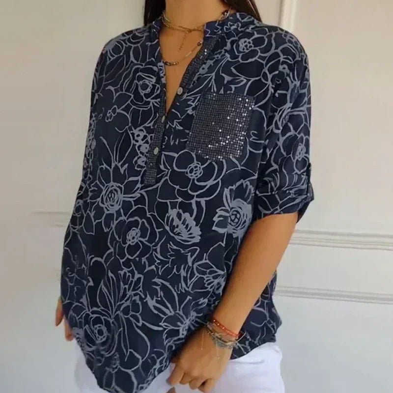 Maria | Floral Print Blouse